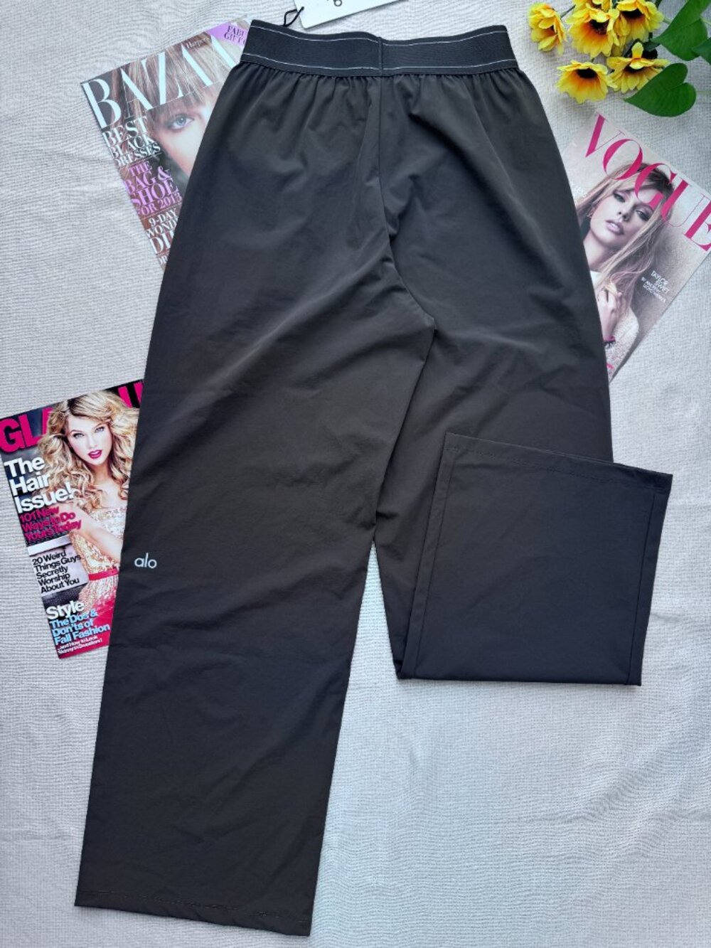 Alo Yoga Anthracite Suit Up Trouser | NWT ✨ Regular 30" - Picture 5 of 8